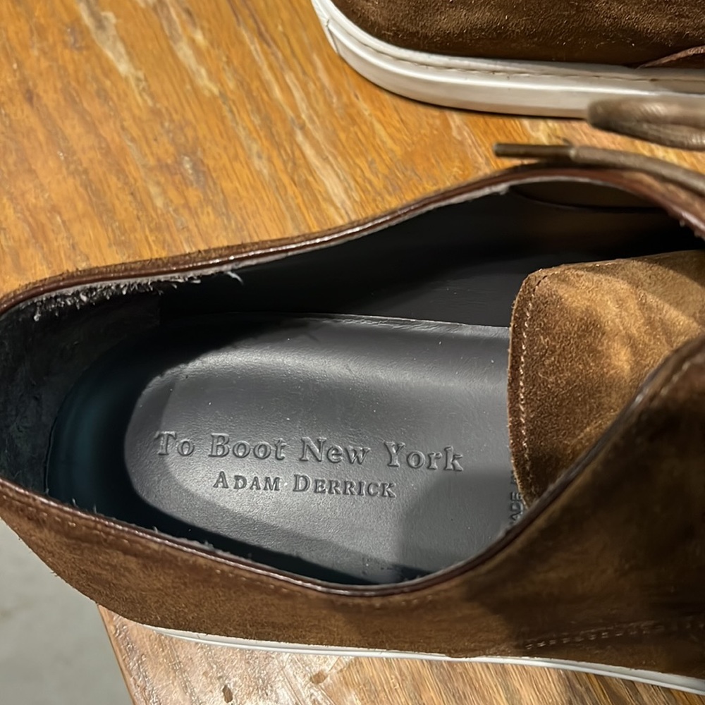 To Boot New York Adam Derrick Suede shoes - Picture 4 of 6